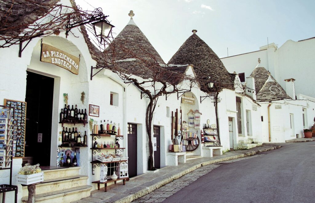 Bottle Display Outside the Store Facade